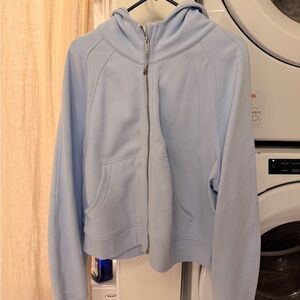 Lululemon Scuba Light Blue Zip-Up Jacket